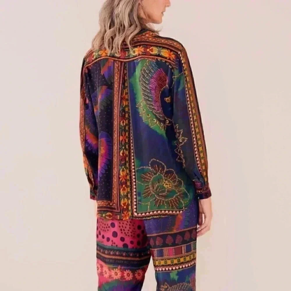 FARM Rio Multicolor Patterned Blouse - Picture 2 of 11